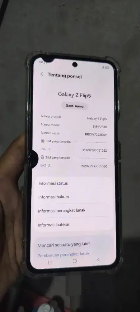 samsung z flip 5 ram 8/512gb
