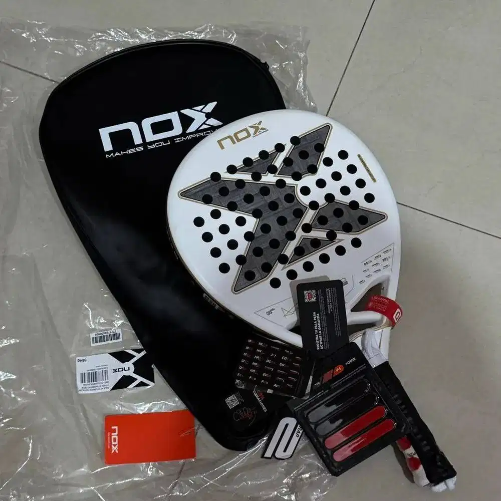 RAKET PADEL NOX AT10 LUXURY GENIUS 12K ALUM XTREM 2026 - AGUSTIN TAPIA