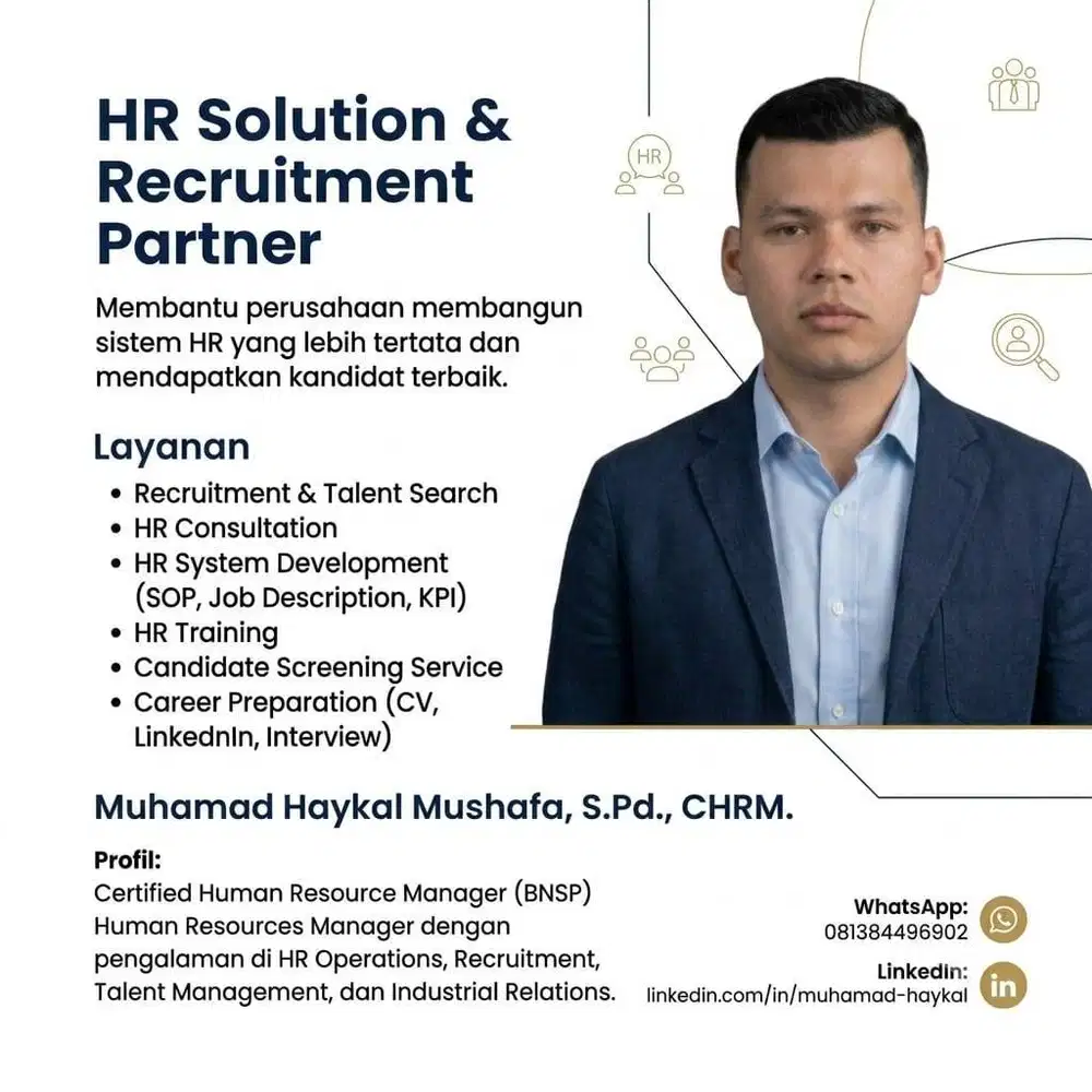 Jasa CV ATS Professional & Coaching Interview HRD BNSP