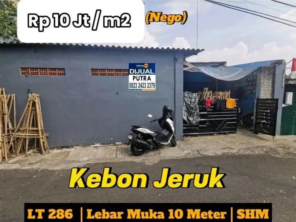 Jual Murah Strategis Rawa Belong Kebon Jeruk Jakarta Barat