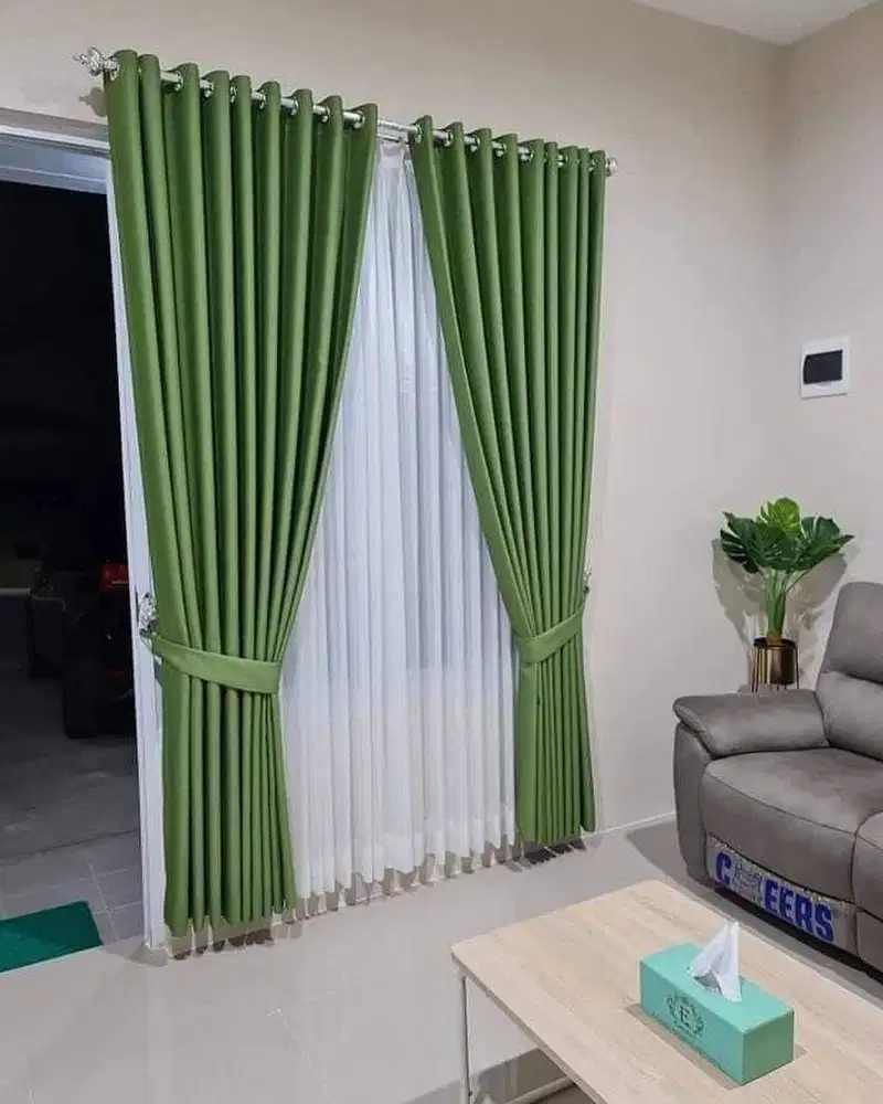 Gorden Vertikal/Vertical Blinds Roll/Roller Krey Wallpaper Dinding 3D
