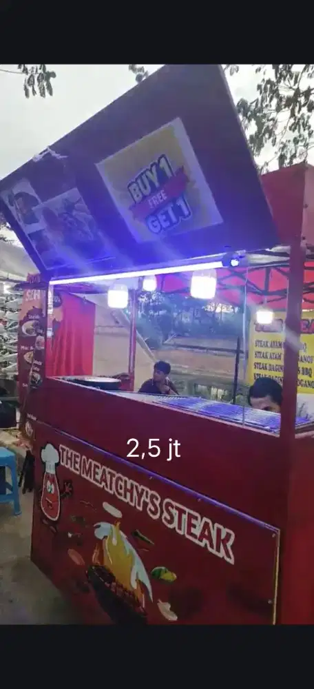 Gerobak/booth container