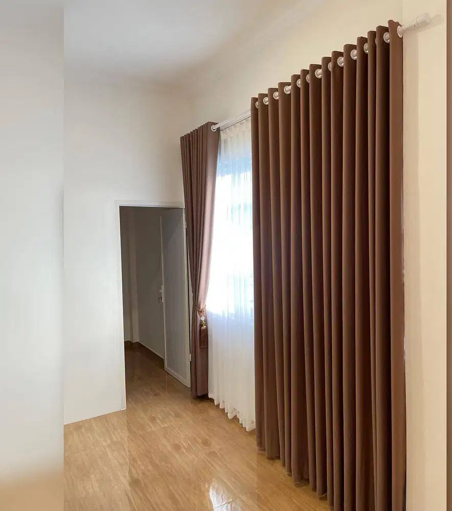Gorden Vertikal/Vertical Blinds Roll/Roller Krey Wallpaper Dinding 3D