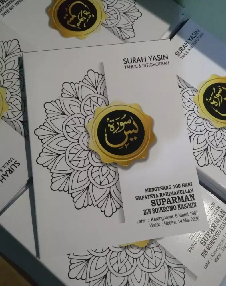 Buku yasin softcover 128 hal