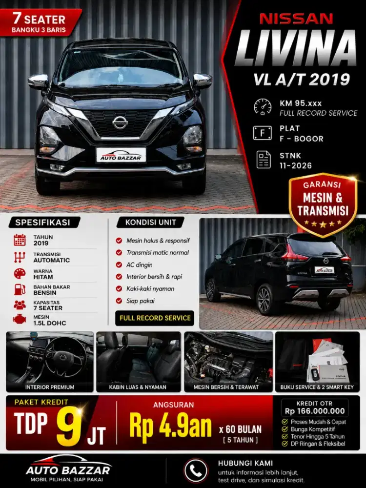 Livina VL 2019 Siap Pakai