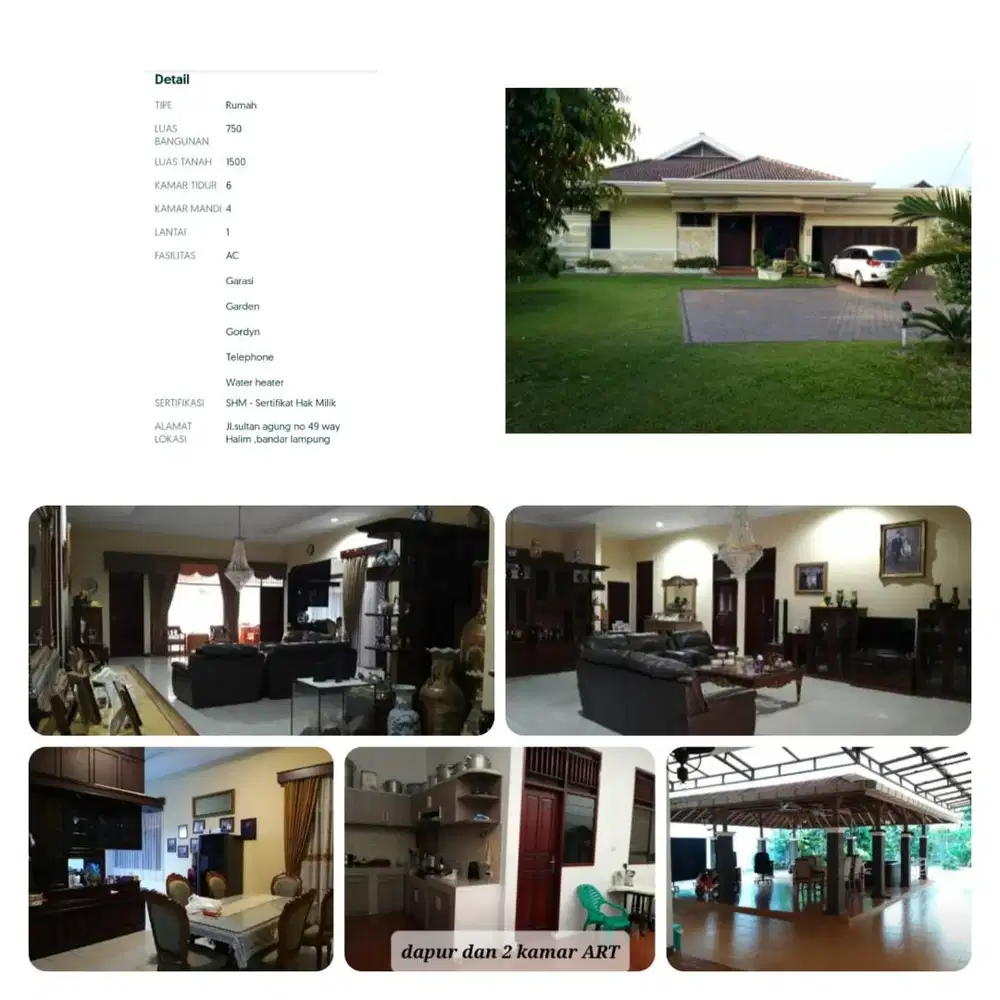 Dijual Properti Premium LT 1500m² di Jalan Protokol Bandar Lampung