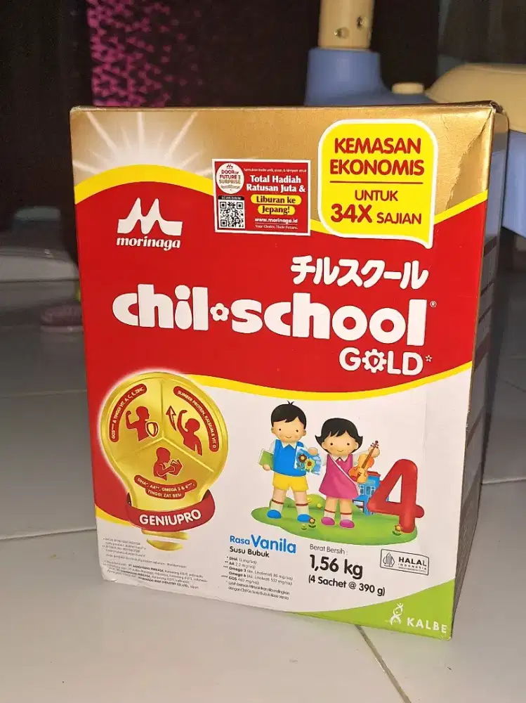 Morinaga Chil School Gold 4 Vanila
