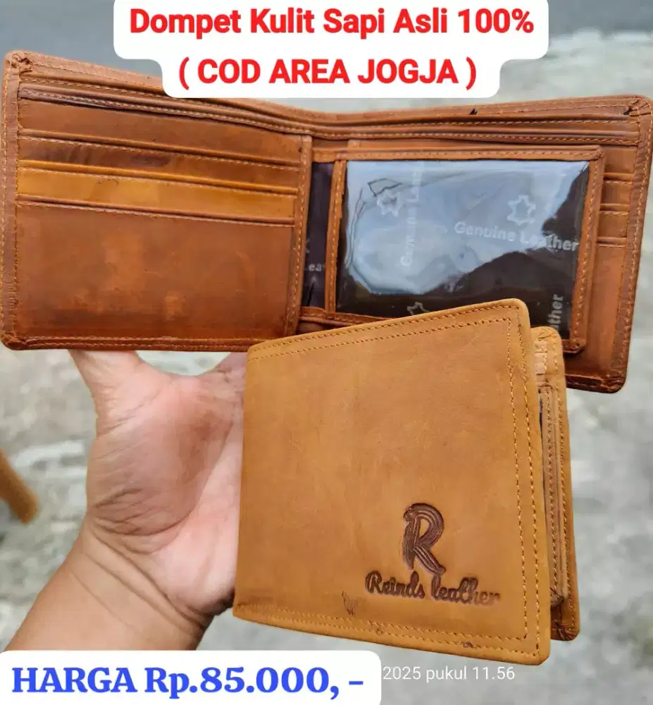 Dompet Kulit Sapi Asli ( COD JOGJA l