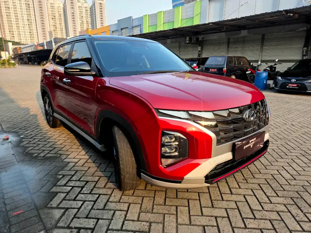 Hyundai Creta Prime AT Red on black Sunroof NIK 2022 KM50rban Record