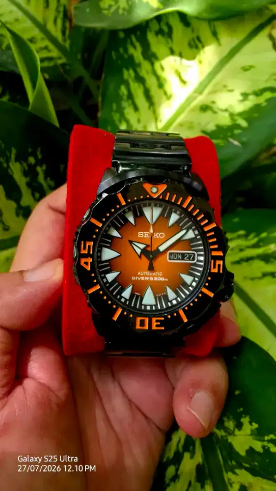 Jam Seiko Monster Gen 2 Halloween SRP311 Sunbrust (Jam Langka)