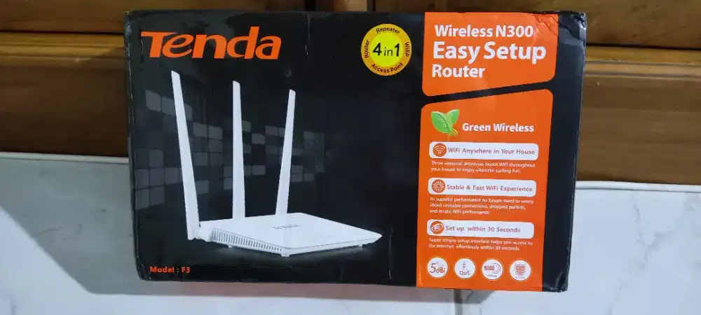 Penguat Wifi Rumah Tenda F3