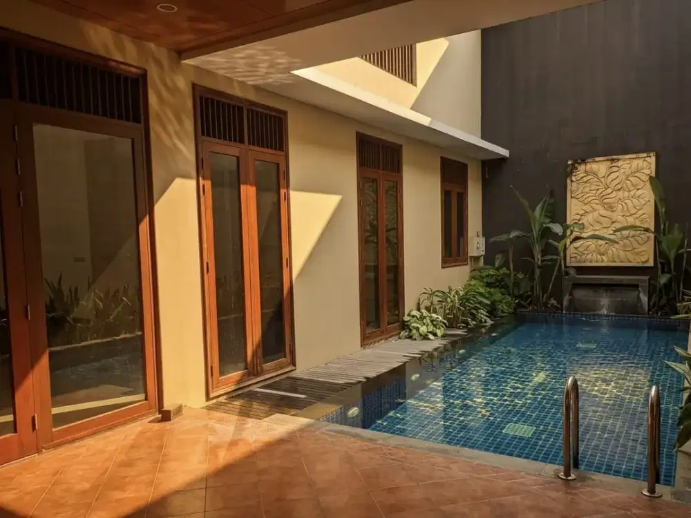 Rumah Hook Lux Mewah Luas Furnish 2 Lantai Siap Huni di Larang Tapa Kota Baru