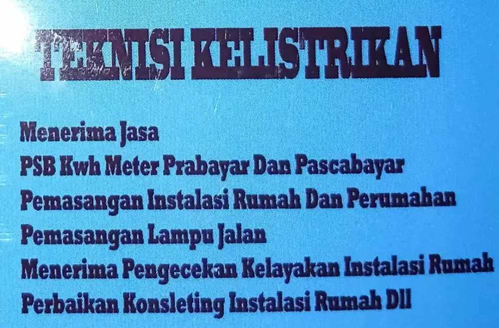 Teknisi kelistrikan