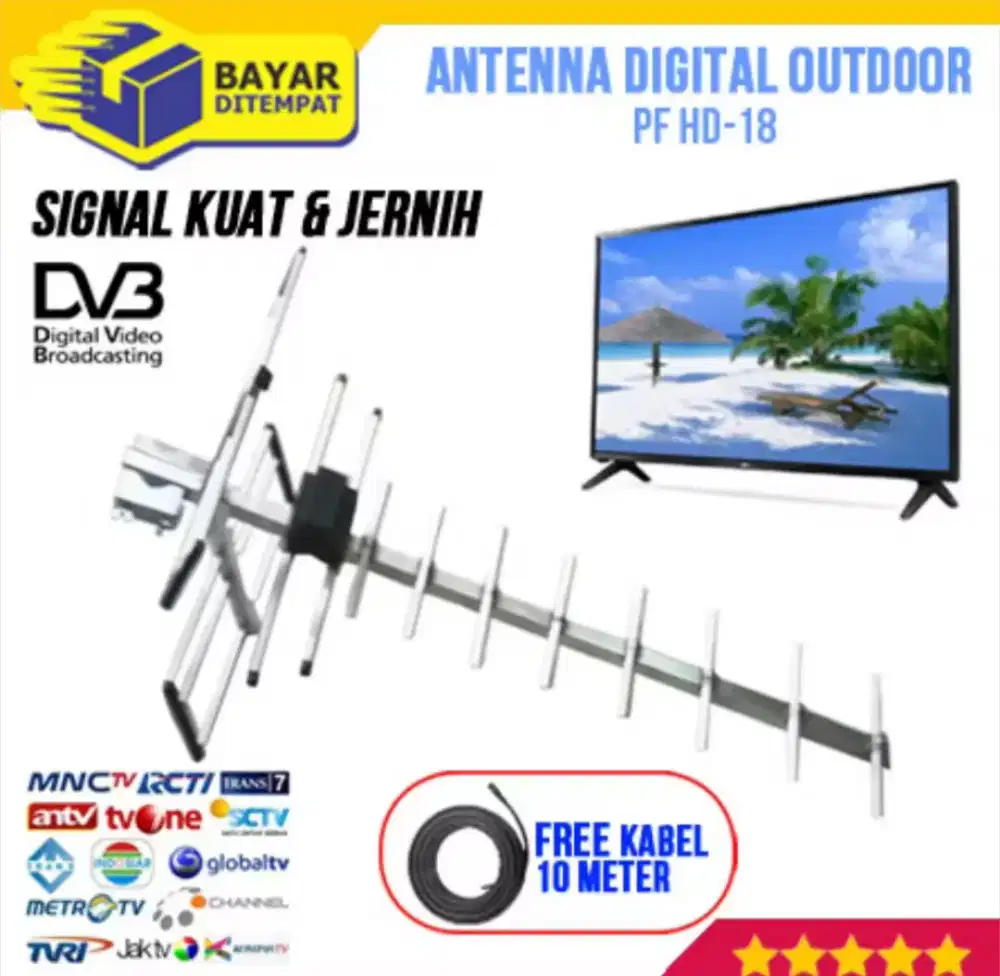 Promo Pemasangan Antena TV Dan Instalasi Gratis
