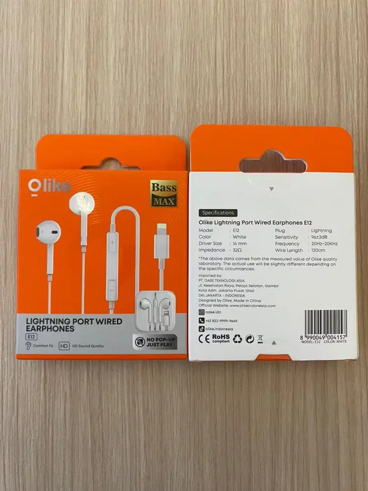 HF Cable Olike E12 White