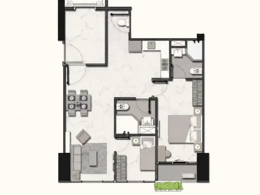 Apartemen La Viz Pakuwon Mall