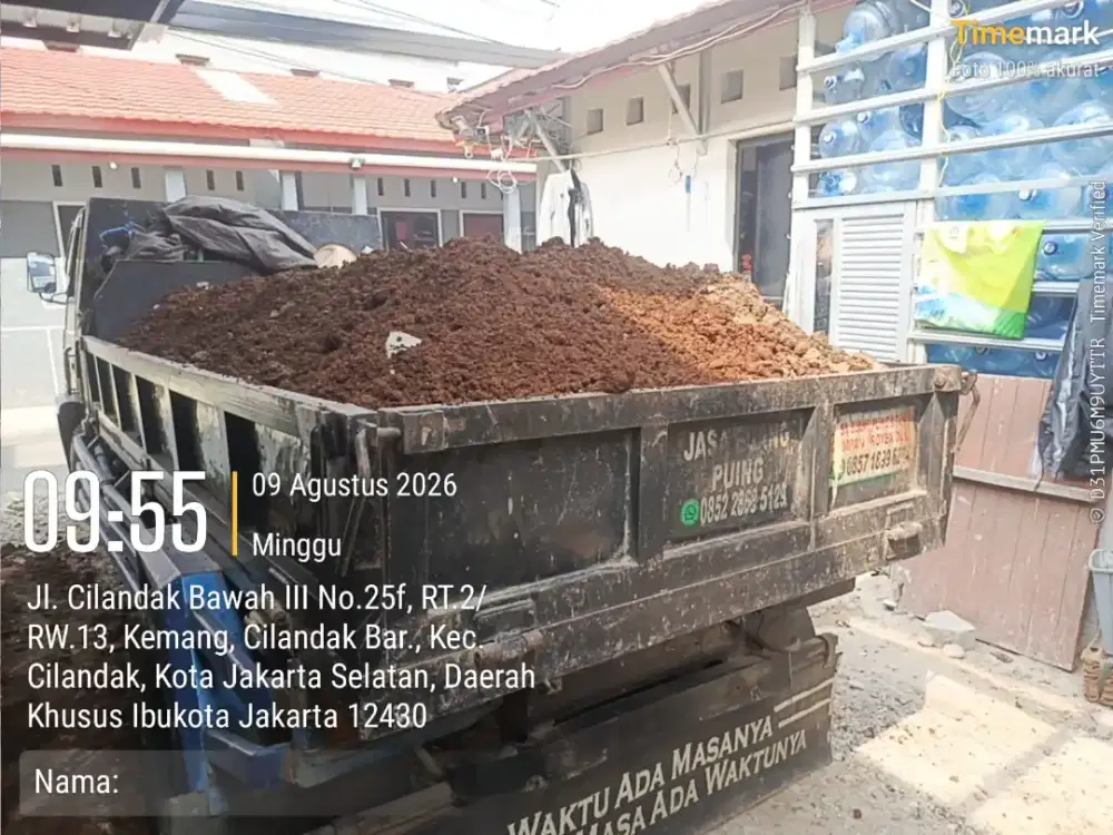 Jasa buang puing dan sampah