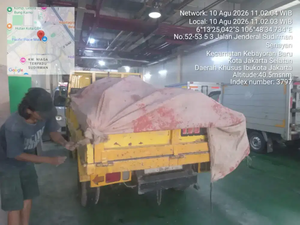 Jasa buang puing dan angkutan sampah
