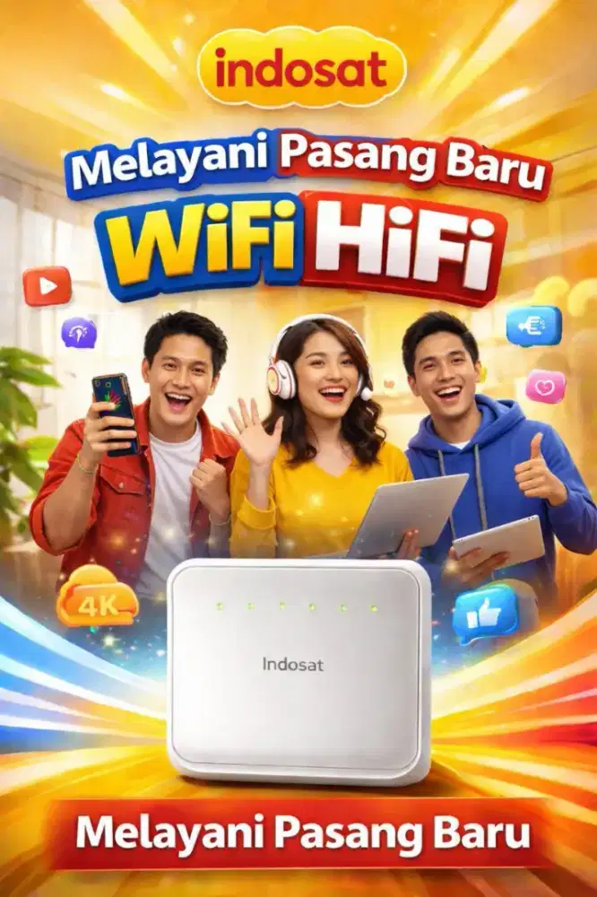 Melayani pasang baru wifi Hifi Indosat