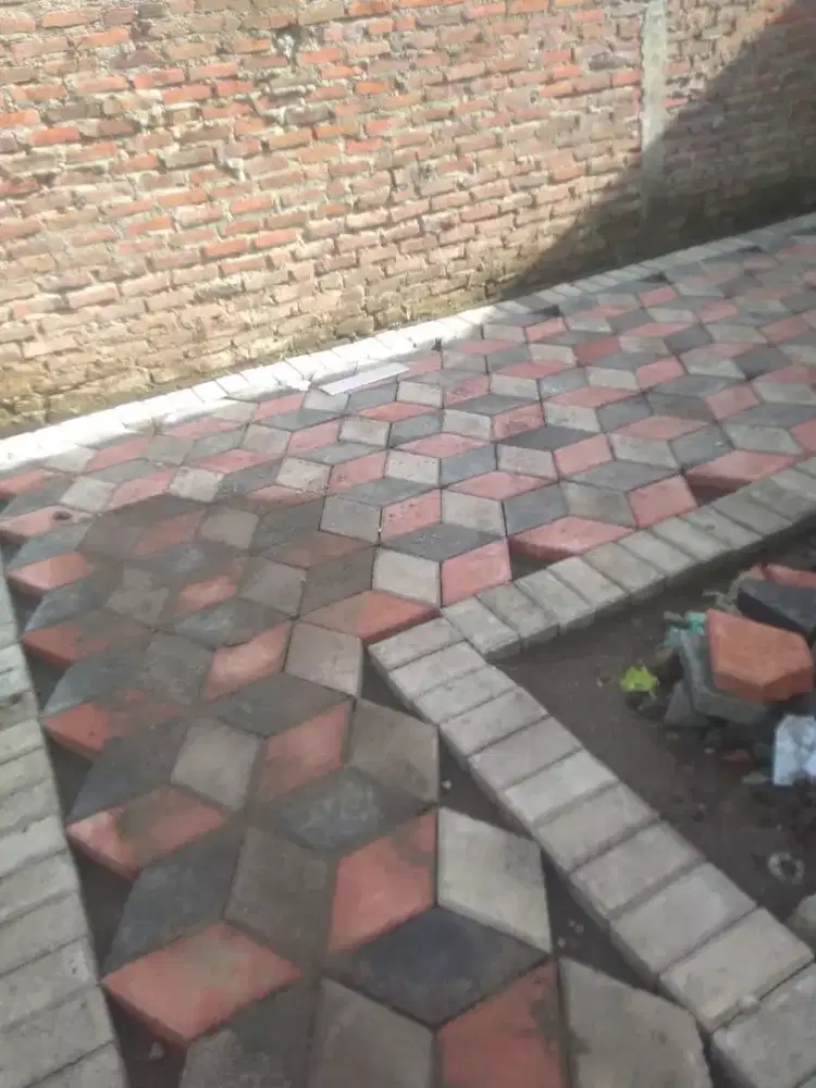 Pasang paving jasa maupun plus bahan siap kerjakan