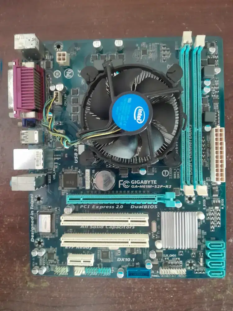 Jual sepaket motherbord gigabyte H61