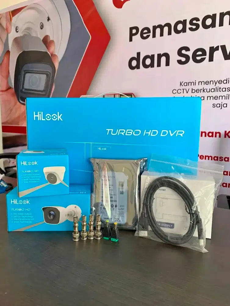 KAMERA HILOOK COLORVU/NON COLORVU PAKET LENGKAP