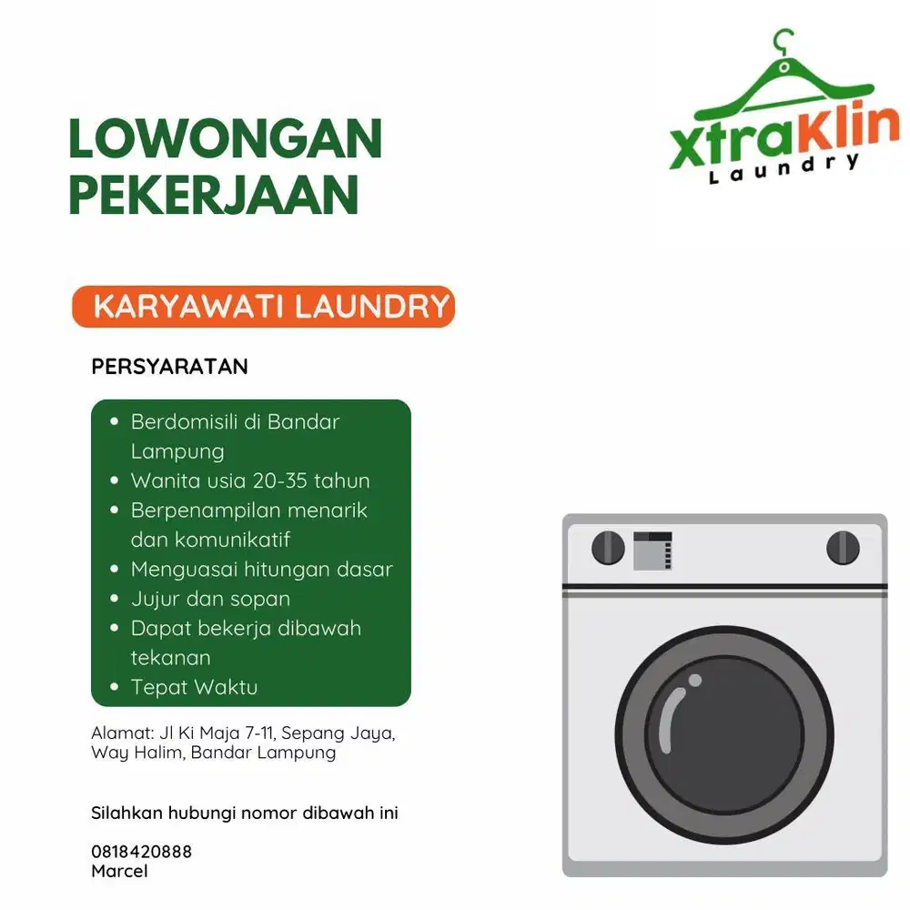 D butuhkan segra karyawan