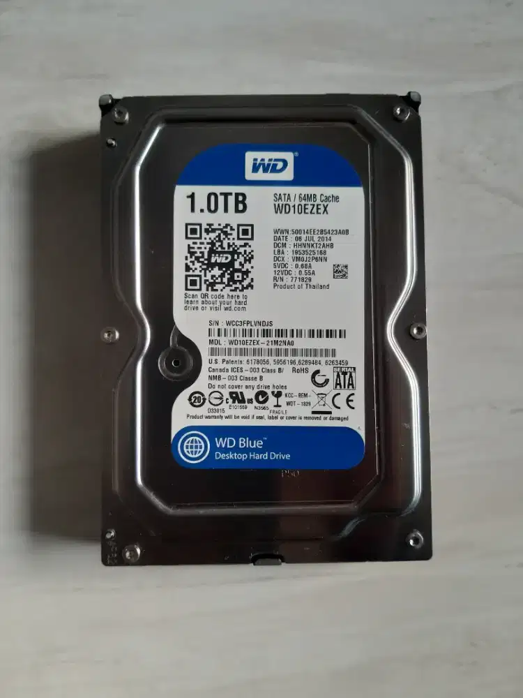 Hardisk hdd wd blue 1 tb