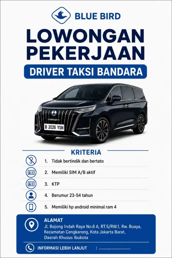 Lowongan Driver Jakarta Barat