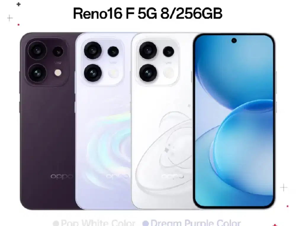 Jual Oppo Reno 16F new garansi resmi 8/128gb original