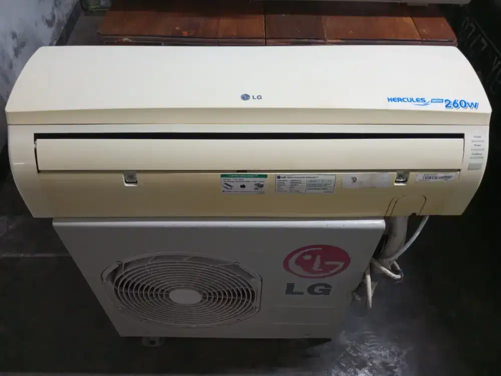 AC LG 1/2 pk low Watt hanya 260 Watt siap pasang