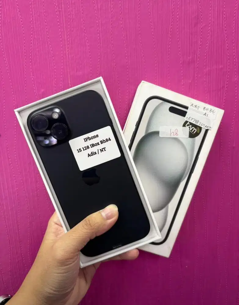 iPhone 15 128GB, iBox, BLACK