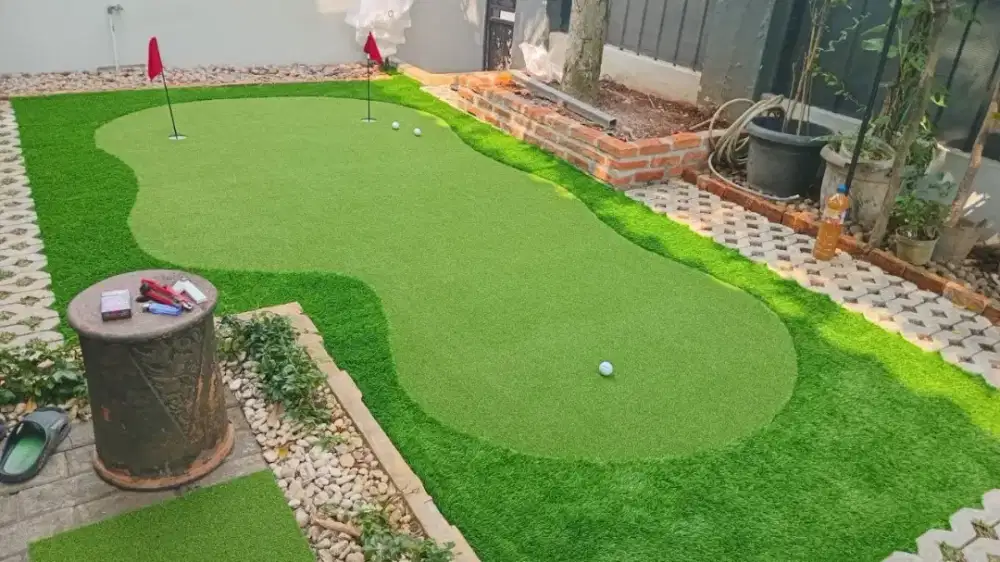 Tangerang rumput sintetis minigolf murah bisa cod