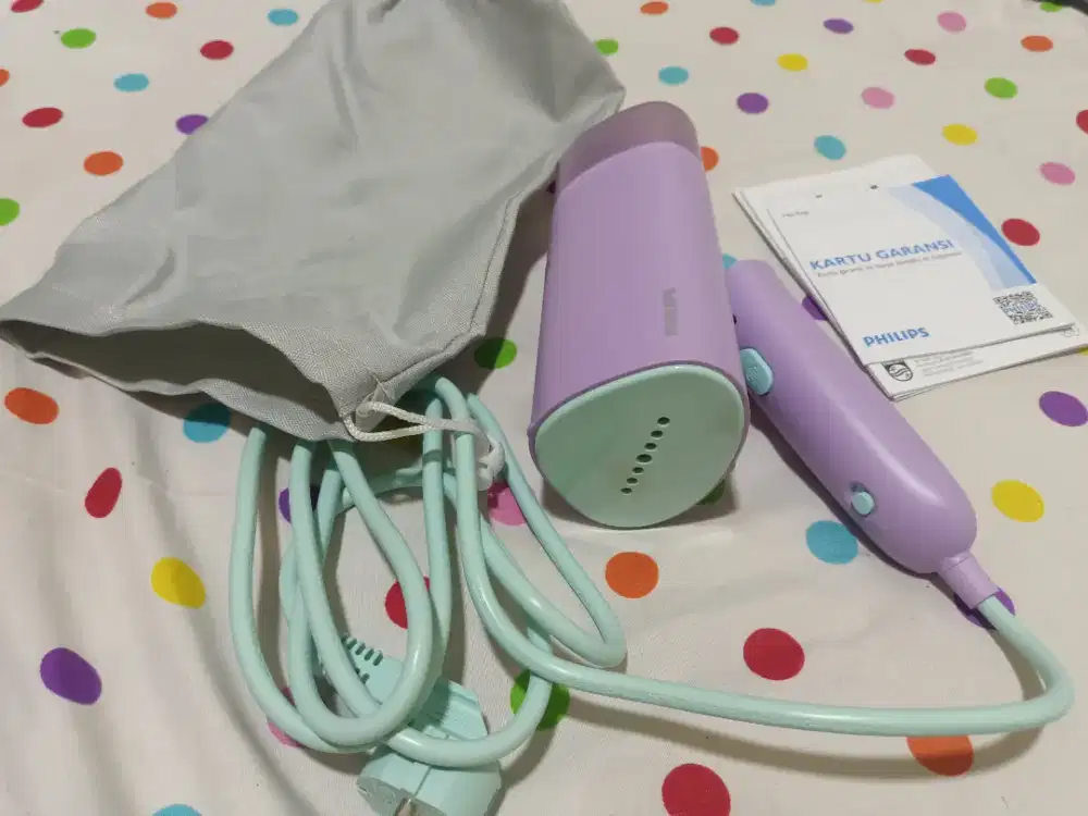 Philips Handled Streamer 3000 Series Ungu -Setrika Uap Travelling