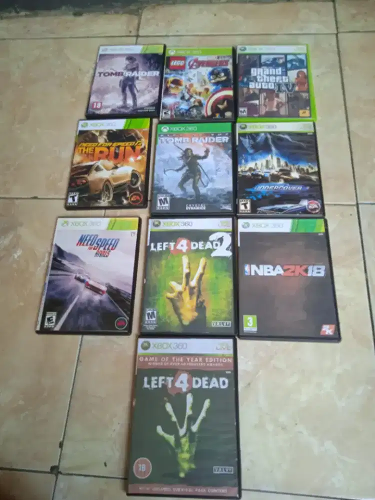 Kaset XBox 360 baru kopian mulus ada box Poris cipondoh