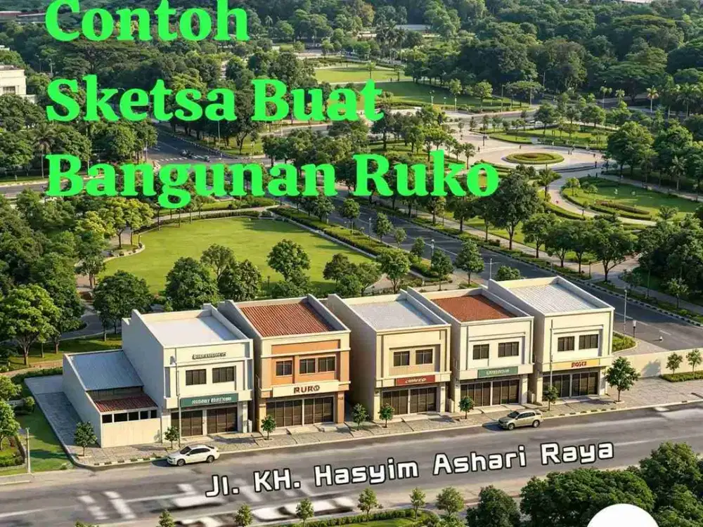 Di Jual Tanah komersial di Jln KH Hasyim Ashari Pinang Kota Tangerang Banten