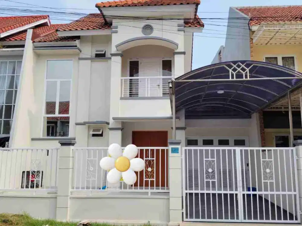 Rumah 2 Lantai siap huni bebas banjir di Cluster harapan indah Regency, kota harapan indah, medan satria bekasi