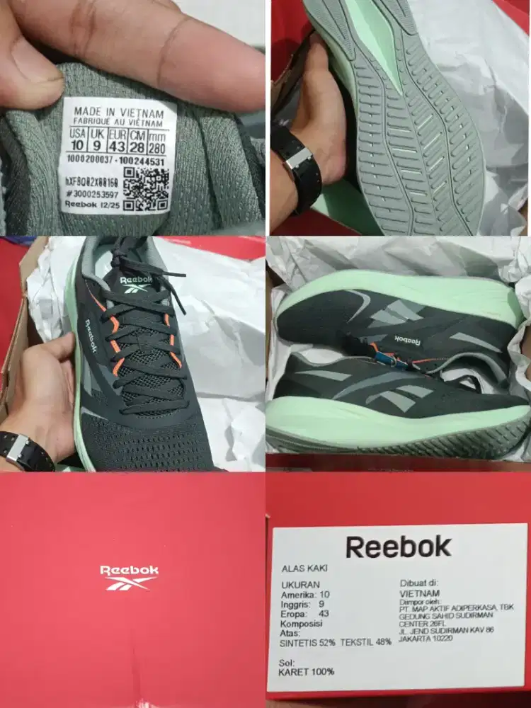 sepatu running kondisi baru