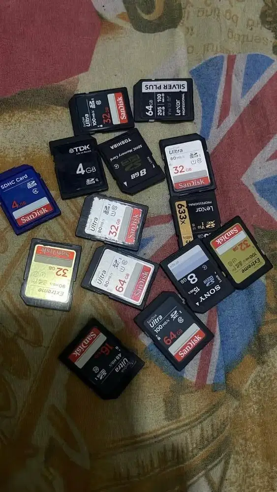 Memori kamera sandisk lexar