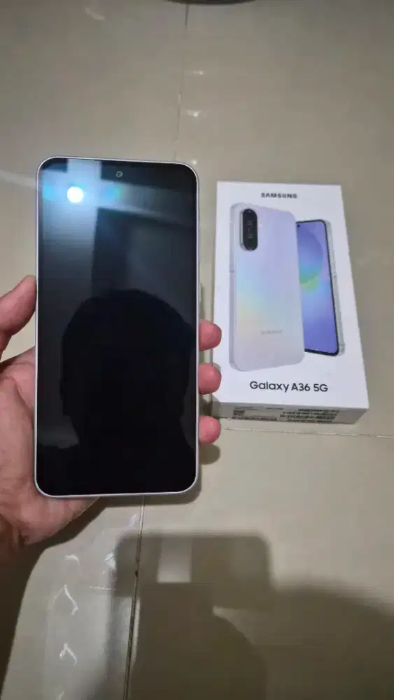 Samsung A36 5G 8/128GB fullset mulus like new masih ada garansi Sein