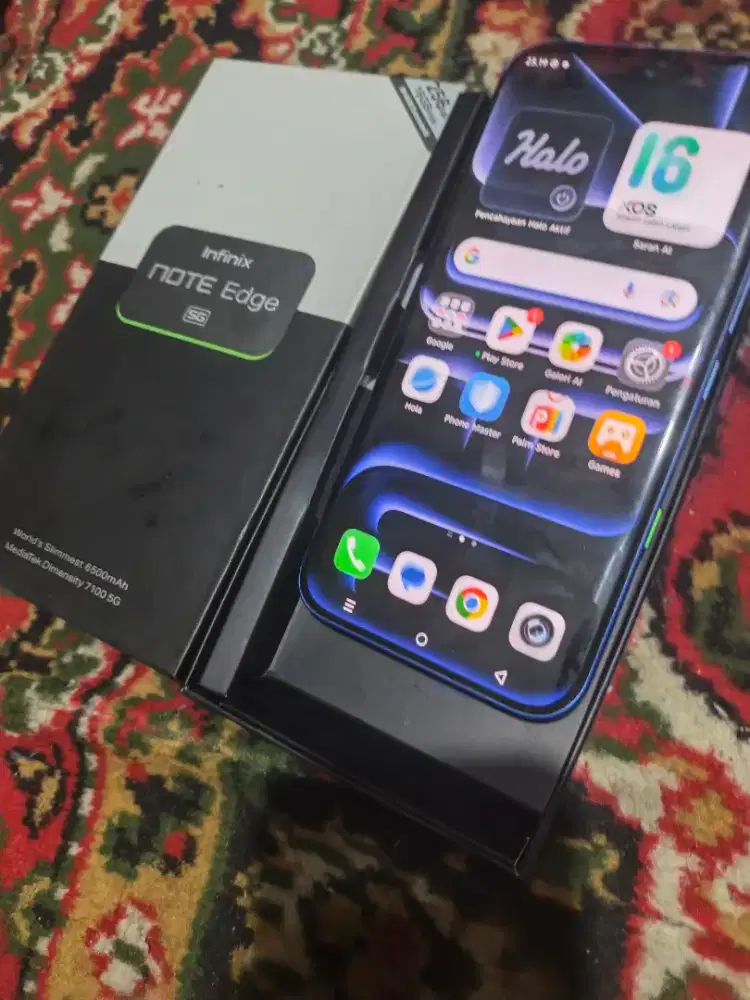 infinix Edge 5G ram 8/256 fulset mulus