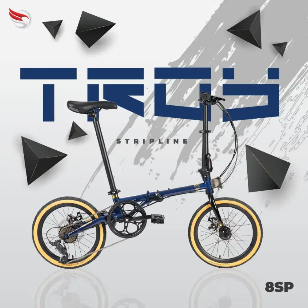 SEPEDA LIPAT Element Troy 8 sp, 16, Stripline,  Blue,
Rp.2.300.000,-
