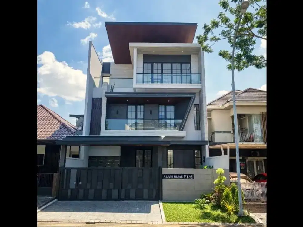 Jual rumah modern minimalist Citraland Alam Hijau Baru Gress