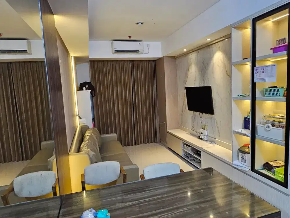 Apartement Grand Sungkono Lagoon 2BR Bagus Furnished City View