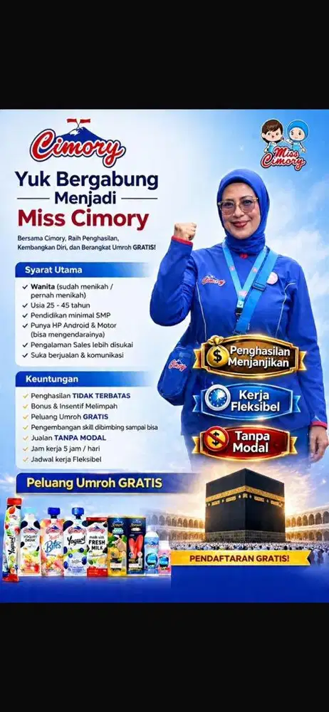 Lowongan Miss cimory indonesia
