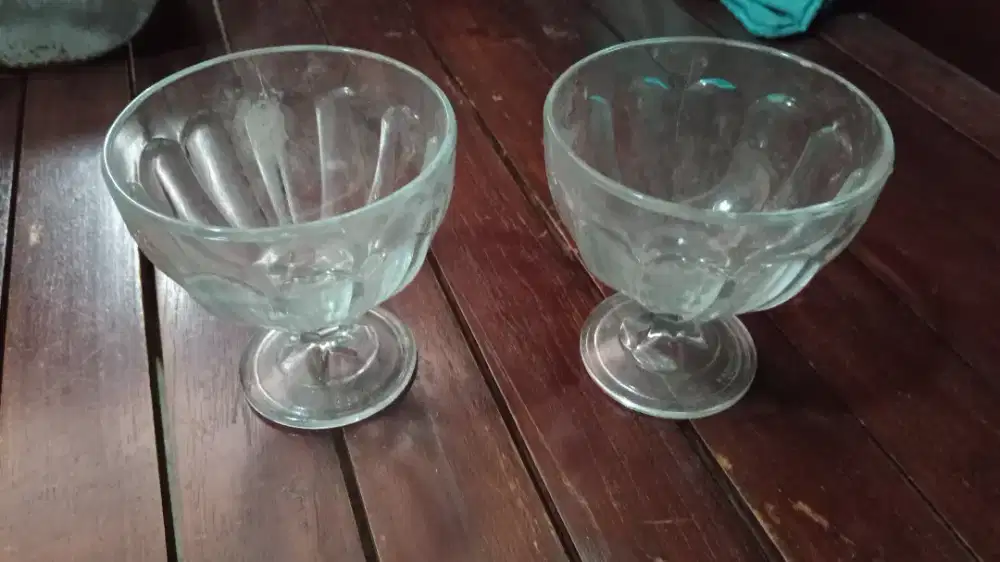 Gelas keramik cup buah tebal berat