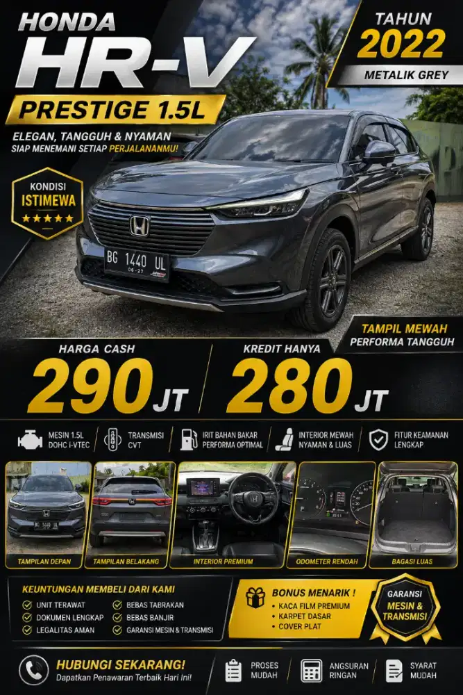 HR-V type E tahun 2023