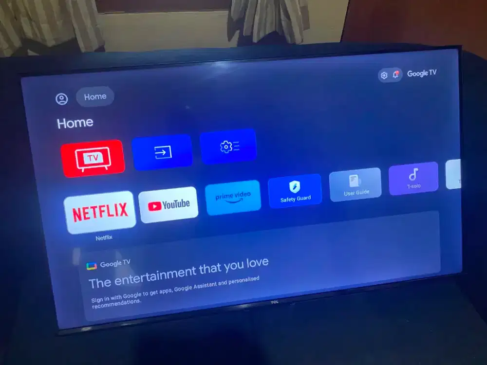 [AI 4K Google TV] TCL 43 inch V6C