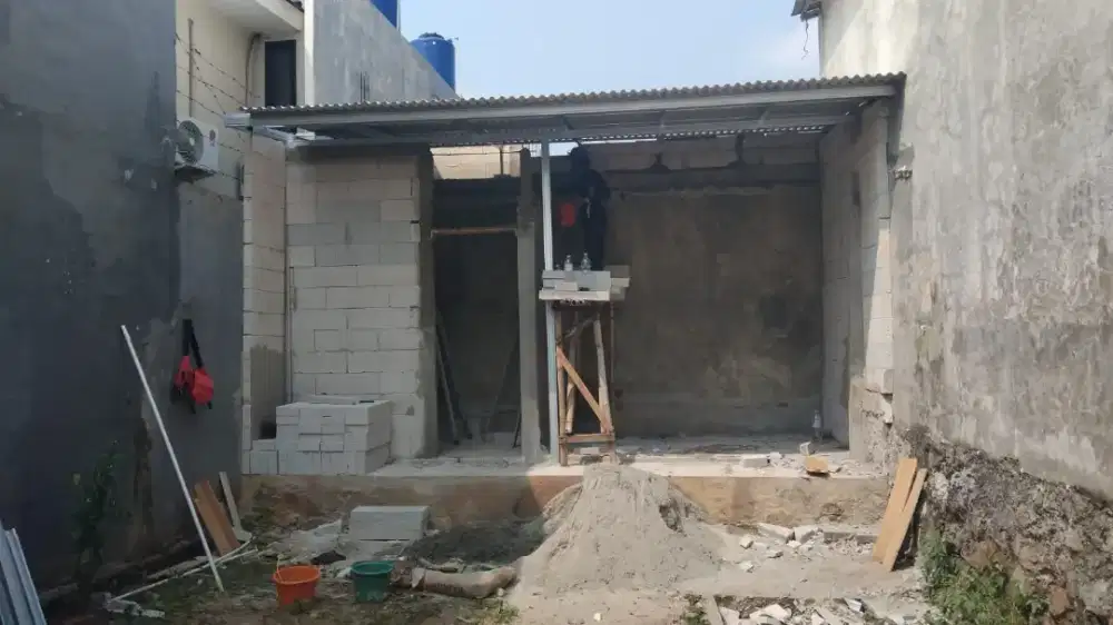 Kanopi bajaringan ganti atap rumah renopasi
