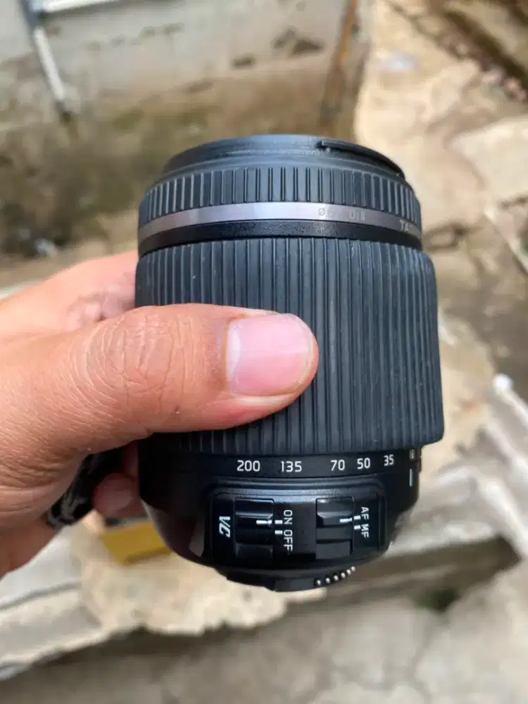 Lensa tele tamron VC ii 18 200mm for Nikon Dslr